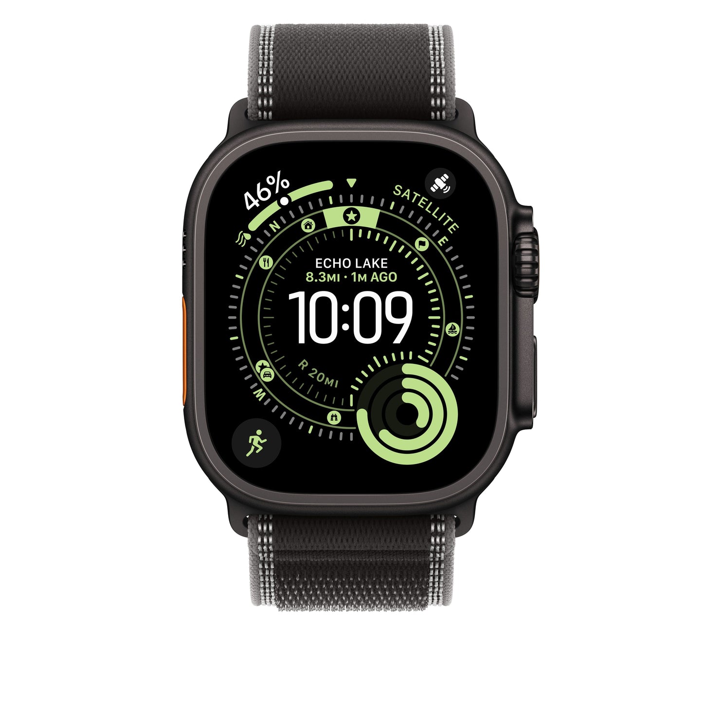 Boucle Trail finition titane noir - 49 mm - Noir/charbon - M/L