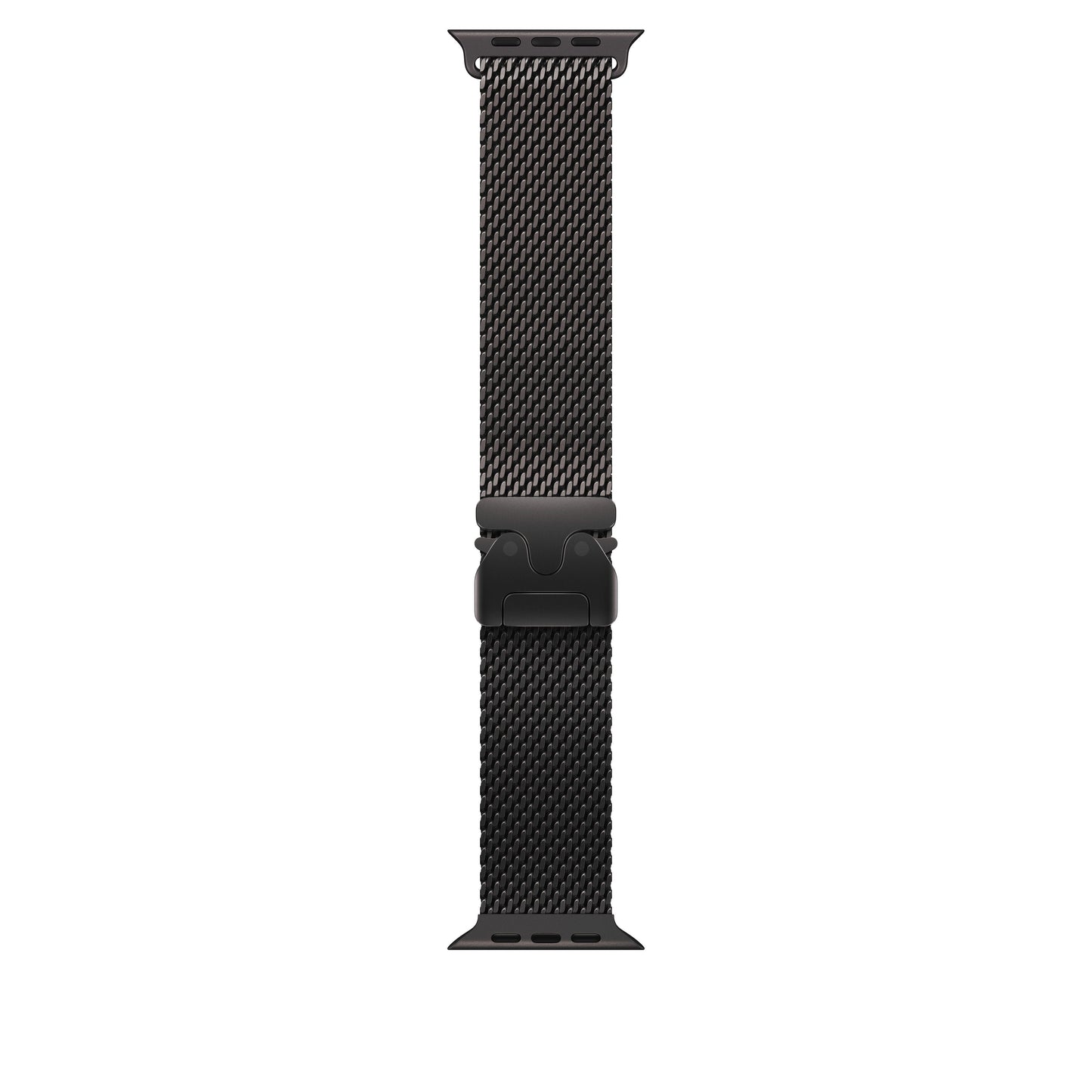 Bracelet Milanais - 49 mm - Titane noir - Medium