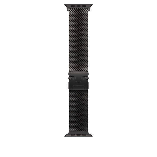 Bracelet Milanais - 49 mm - Titane noir - Medium