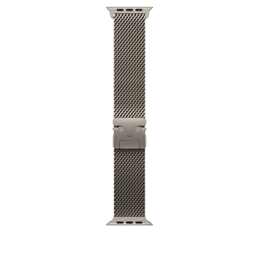 Bracelet Milanais - 49 mm - Titane naturel - Medium