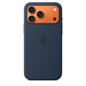 Coque en silicone MagSafe pour iPhone 17 Pro Max - Minuit