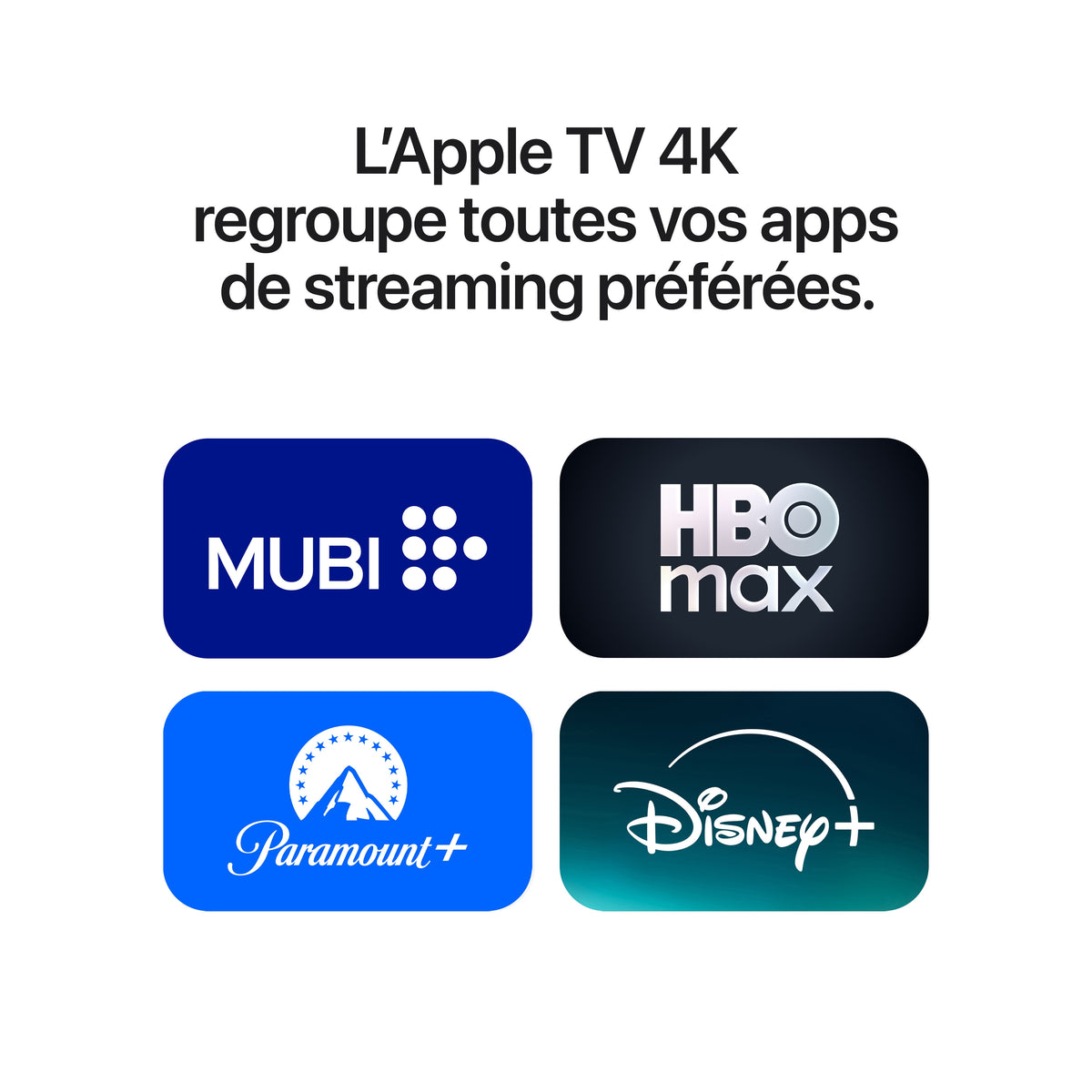 Apple TV 4K (4e génération)