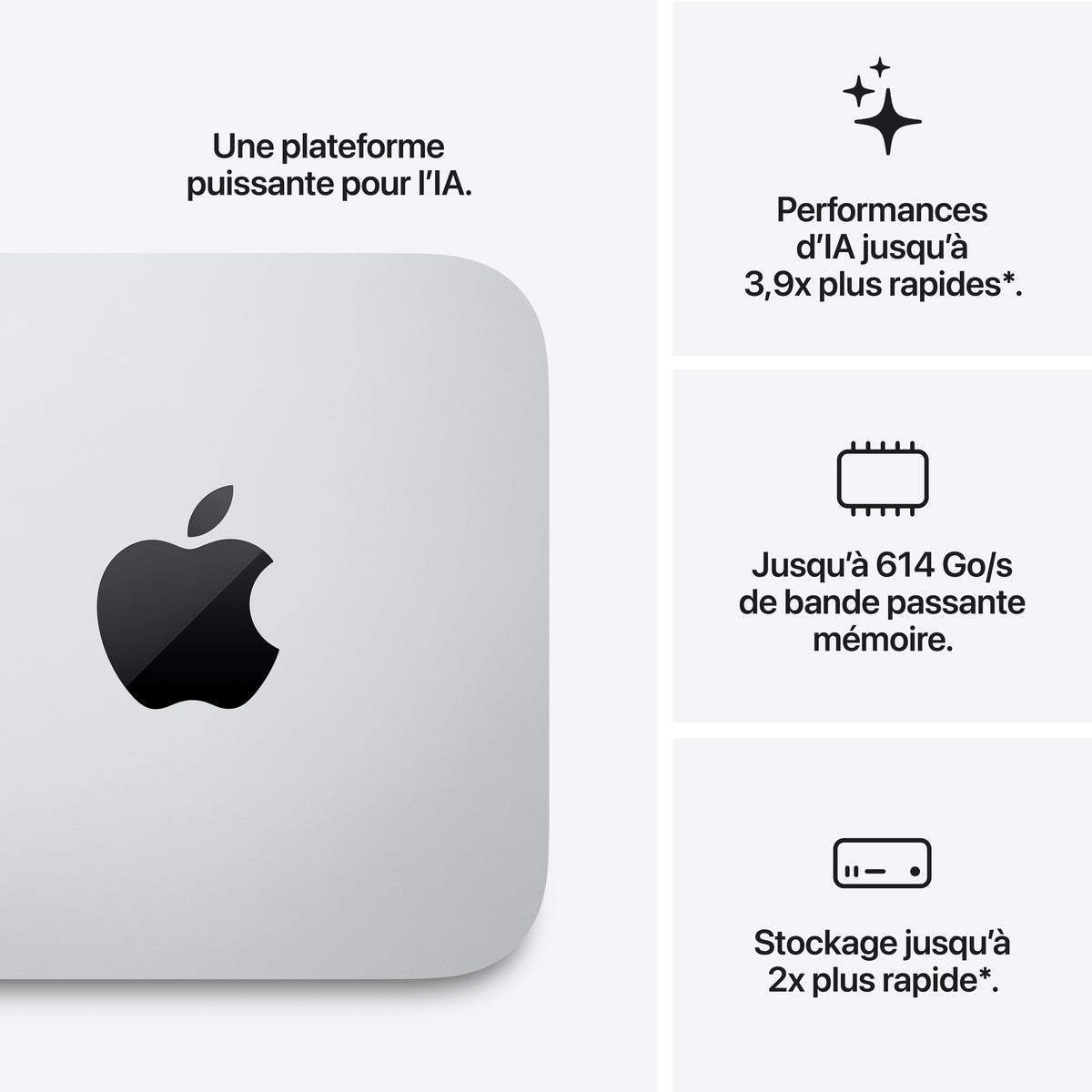 Mac Studio - Puce M5 Max [CPU 18 - GPU 32] - 36 Go - 512 Go