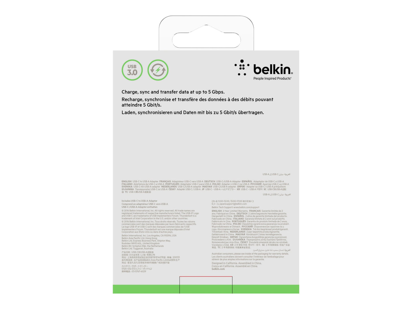 Belkin - Adaptateur USB-C vers USB-A