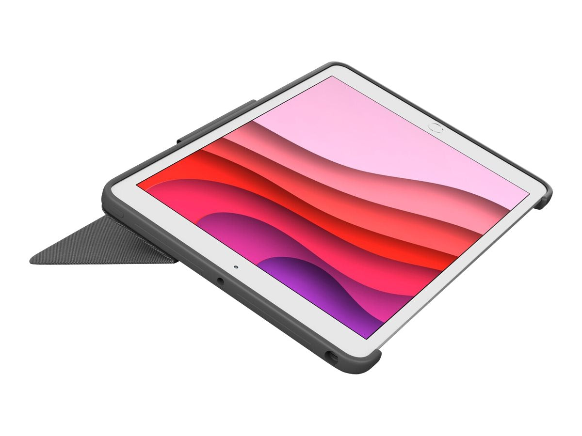 Logitech - Combo Touch iPad 10,9" (10è et 11è Gen) -  Clavier Français - Gris Oxford