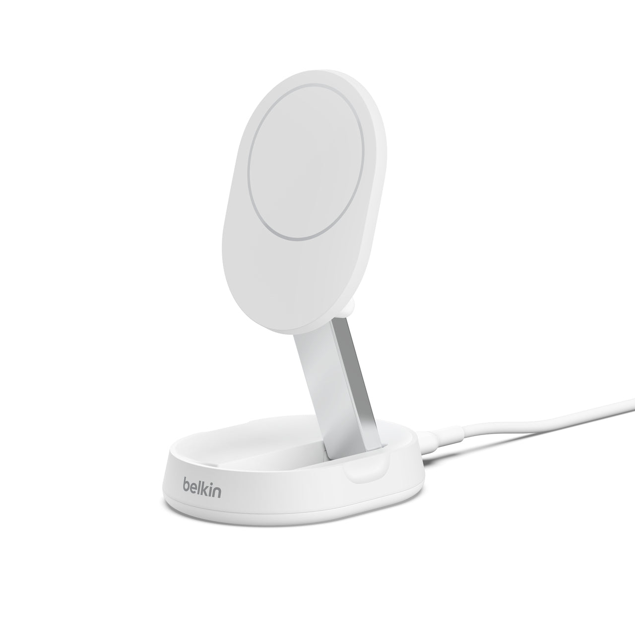 Belkin - Support pliable magnétique - Qi2 - 15 W - Blanc