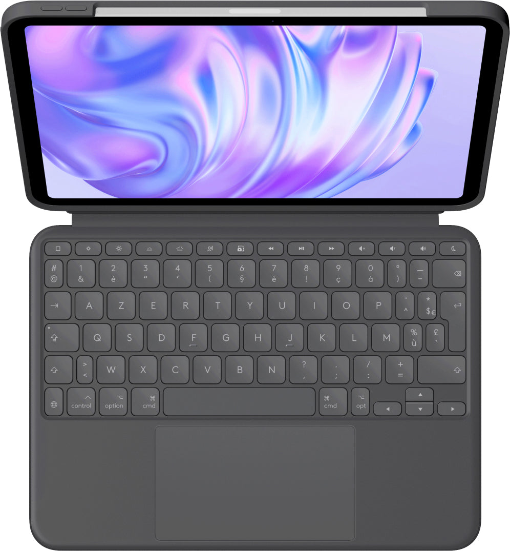 Logitech - Combo Touch pour iPad Pro 11'' (M4 et M5) - Azerty - Graphite