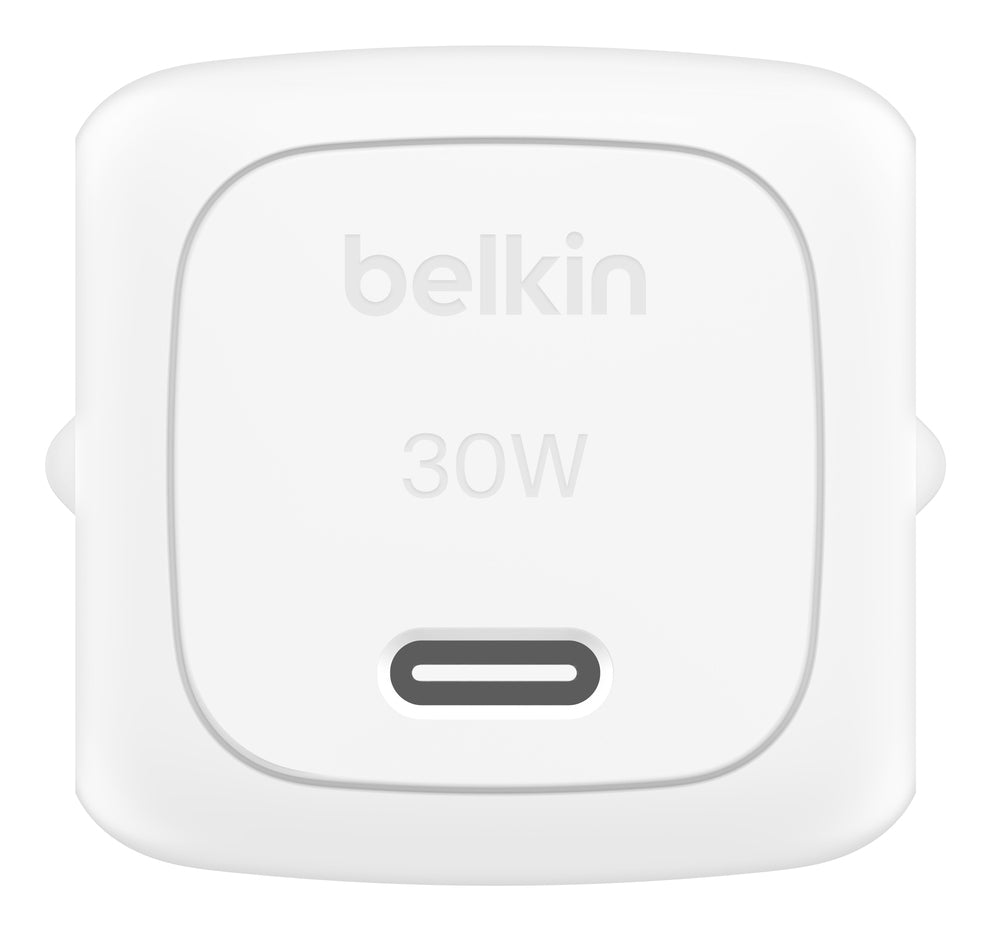 Belkin - Chargeur secteur cube USB-C - 30W - Blanc
