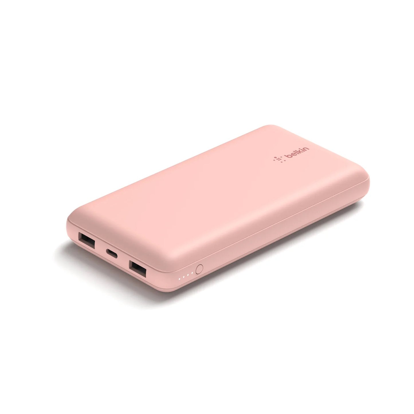 Belkin - PowerBank 20K mAh - 15W - USB-C et 2 USB-A - Rose