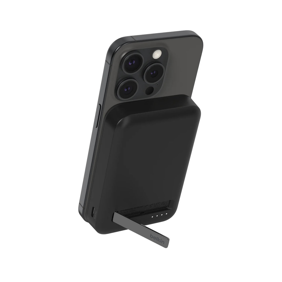 Belkin - Powerbank Magsafe Qi2 8000 mAh avec stand - Noir
