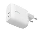 Belkin - Chargeur secteur double - USB-C 2x30W - Blanc