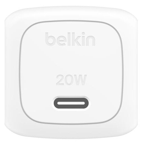 Belkin - Chargeur secteur cube USB-C - 20W - Blanc