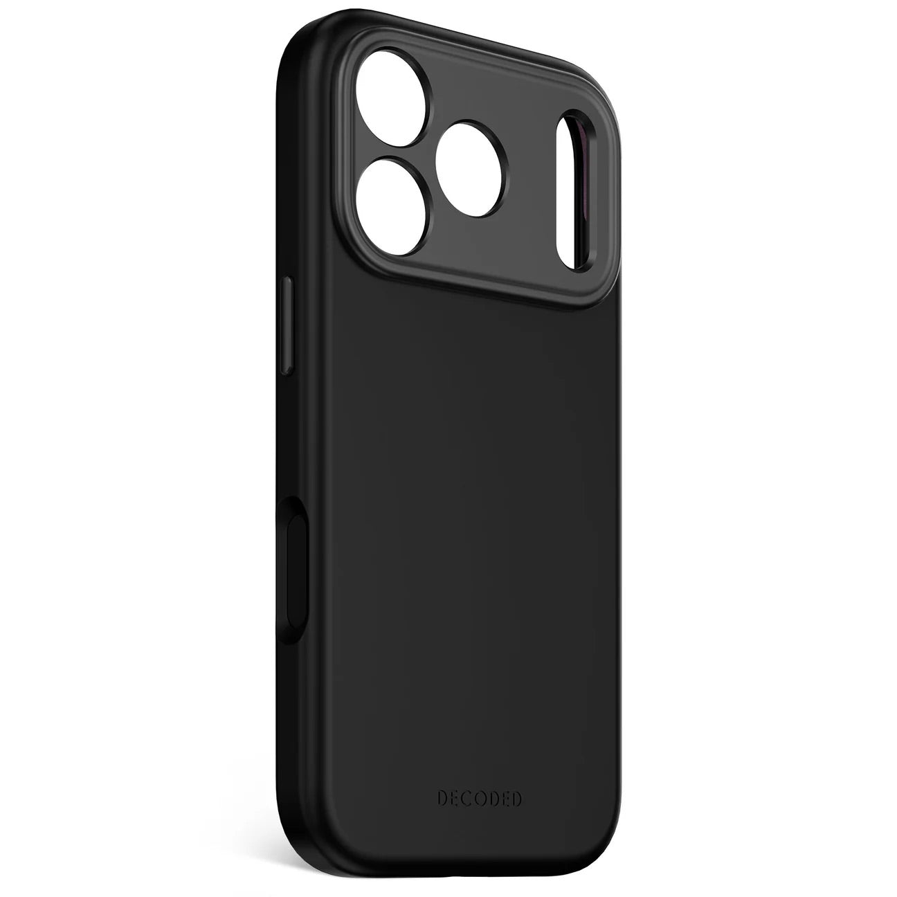 Decoded - Coque Silicone pour iPhone 17 Pro - Noir
