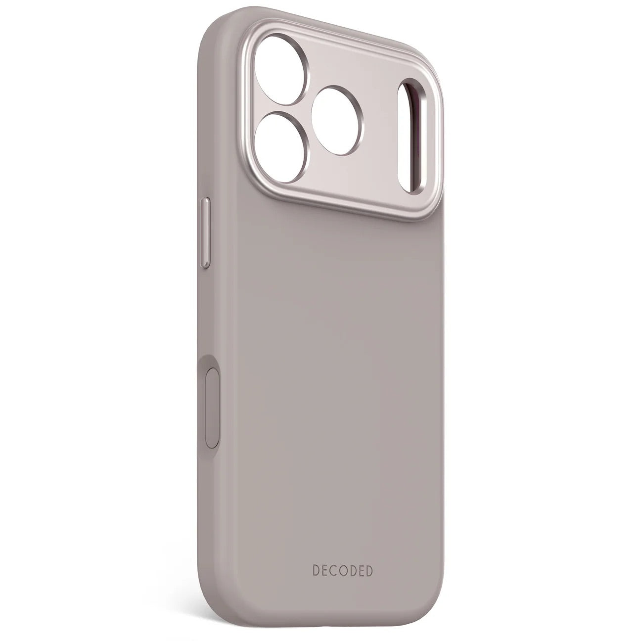Decoded - Coque Silicone pour iPhone 17 Pro - Beige