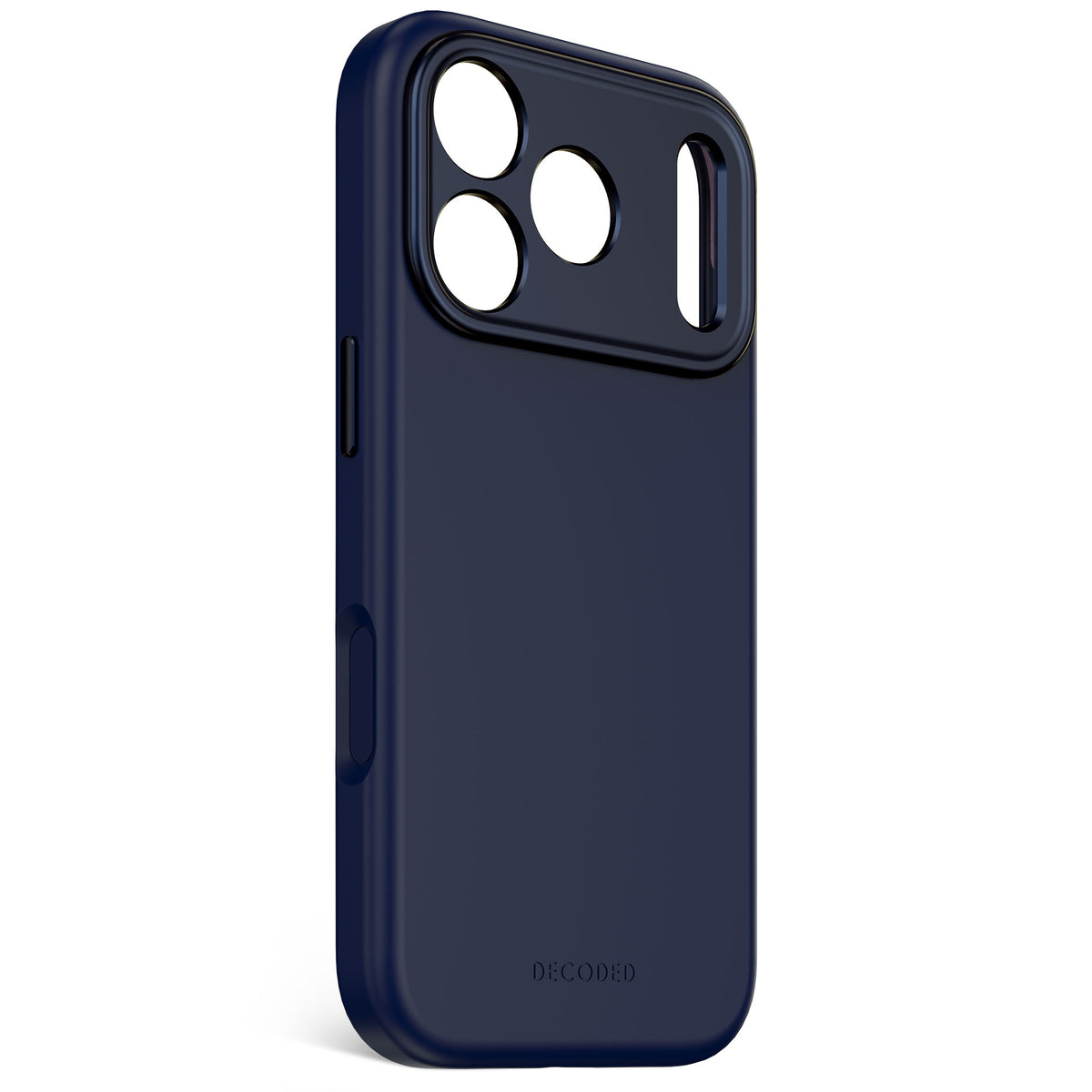 Decoded - Coque Silicone pour iPhone 17 Pro - Bleu Navy