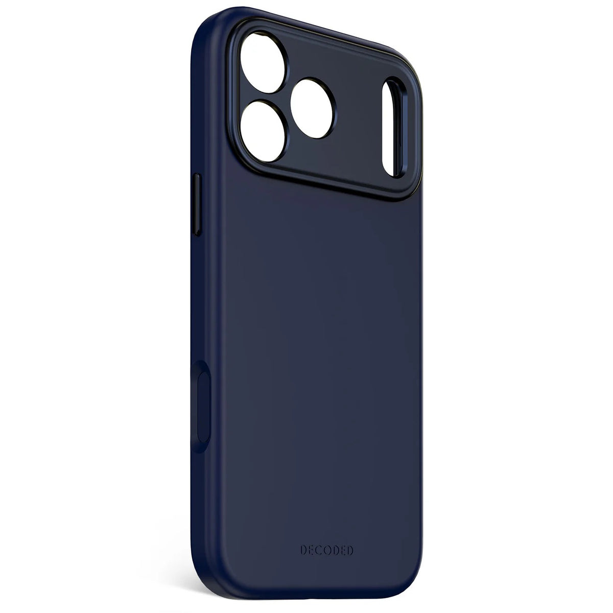 Decoded - Coque Silicone pour iPhone 17 Pro Max - Bleu Navy