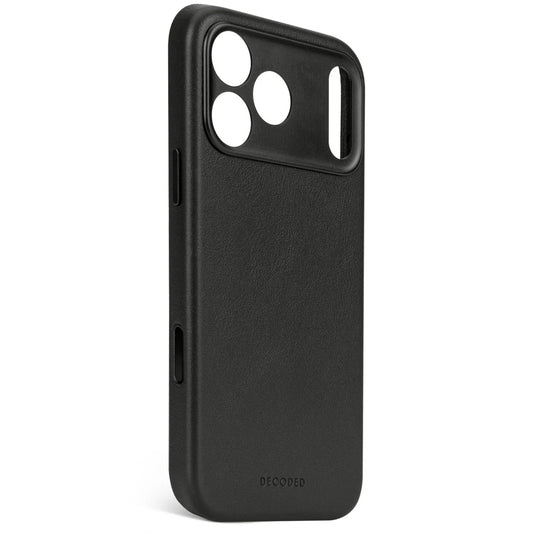 Decoded - Coque en cuir pour iPhone 17 Pro Max - Noir