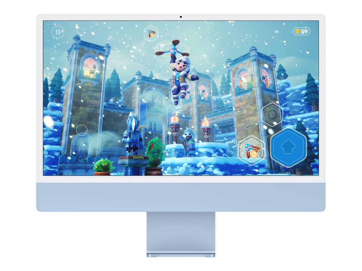 iMac 24" Retina 4,5K - 2021 - Apple M1 [CPU 8c + GPU 8c] - 8 Go - 512 Go - Bleu