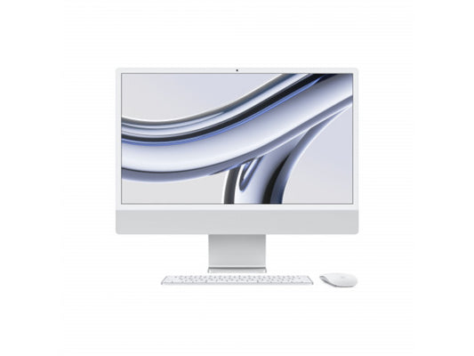 iMac 24" Retina 4,5K - 2023 - Apple M3 [CPU 8c + GPU 10c] - 8 Go - 256 Go - Argent