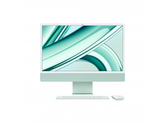 iMac 24" Retina 4,5K - 2023 - Apple M3 [CPU 8c + GPU 10c] - 8 Go - 256 Go - Vert