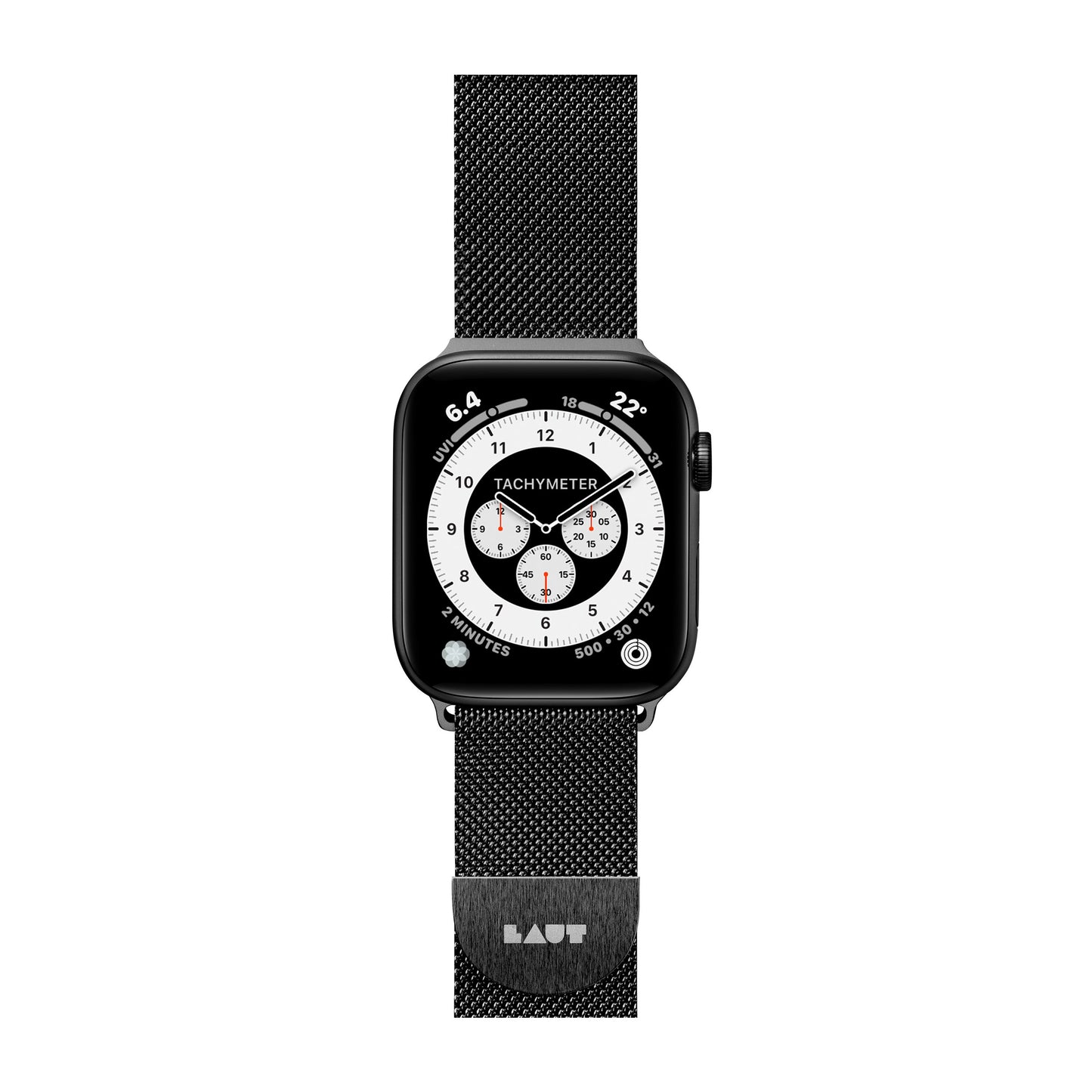 Laut  - Bracelet milanais Steel Loop - 42 à 49 mm - Noir