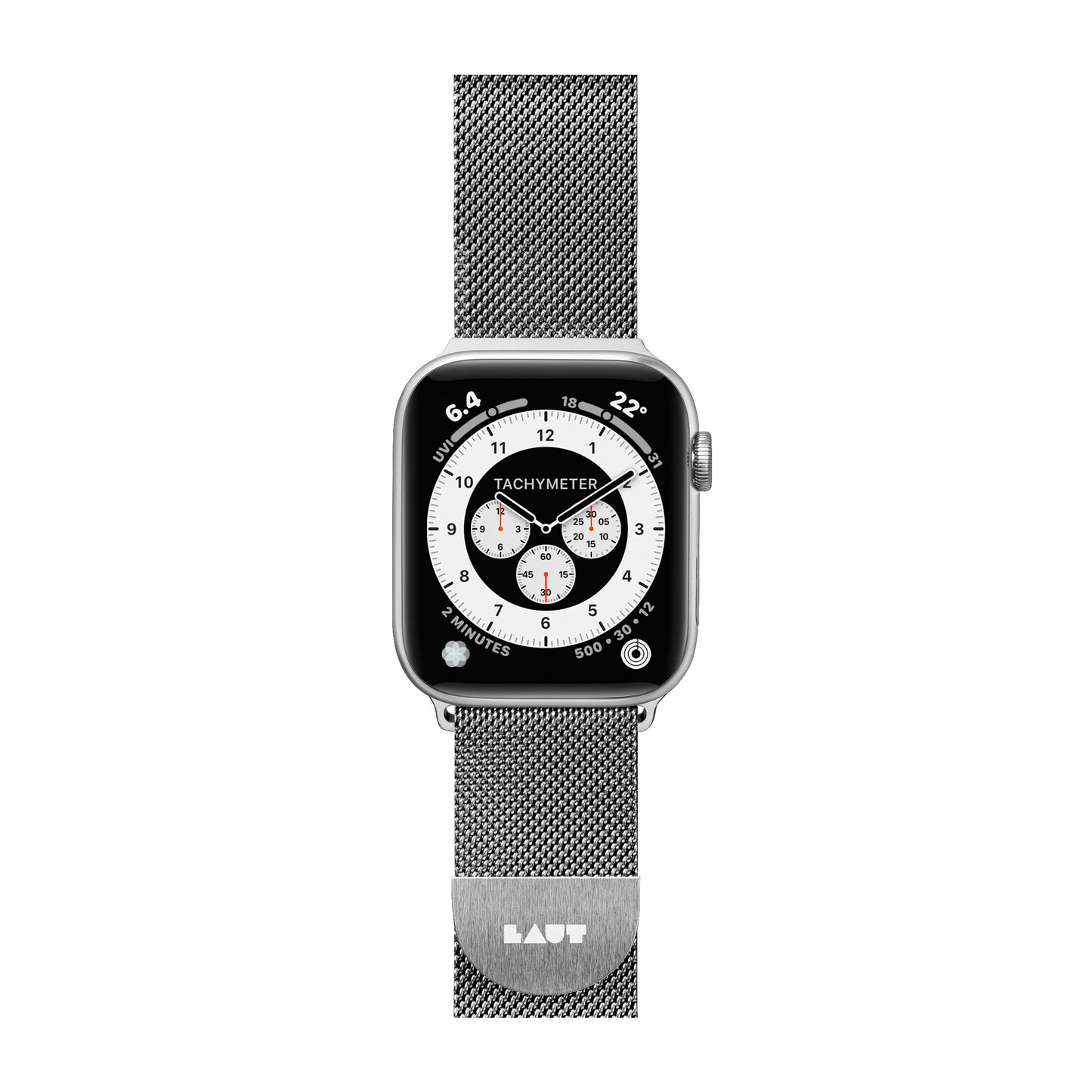 Laut - Bracelet milanais Steel Loop - 42 à 49 mm - Argent