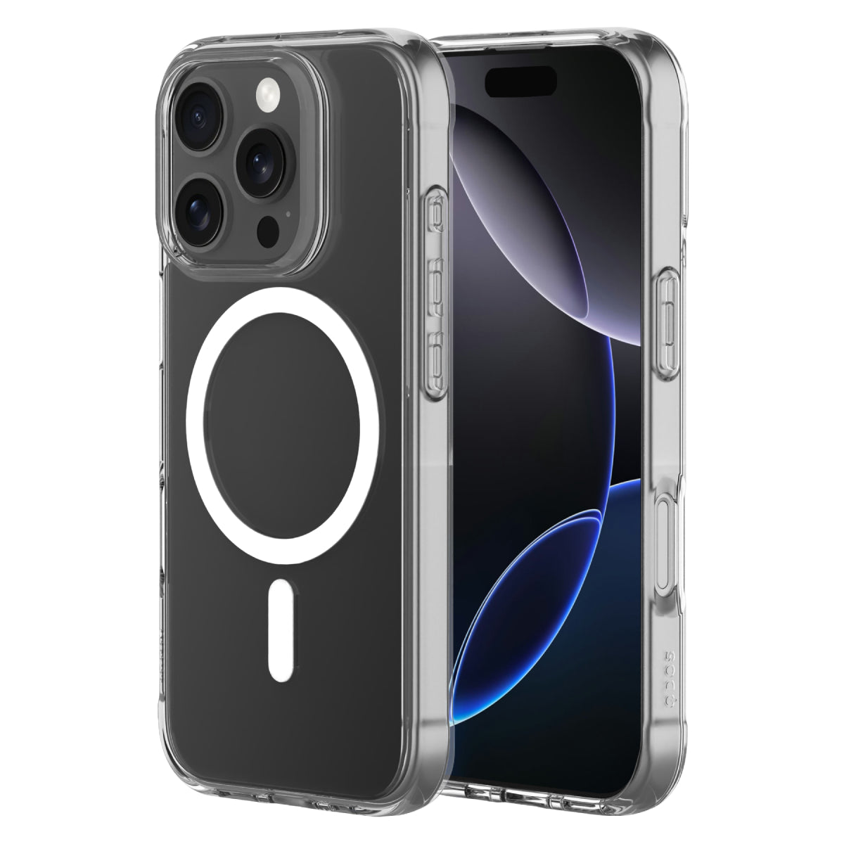 Qdos - Coque Hybrid Snap MagSafe - iPhone 16 Pro - Transparent