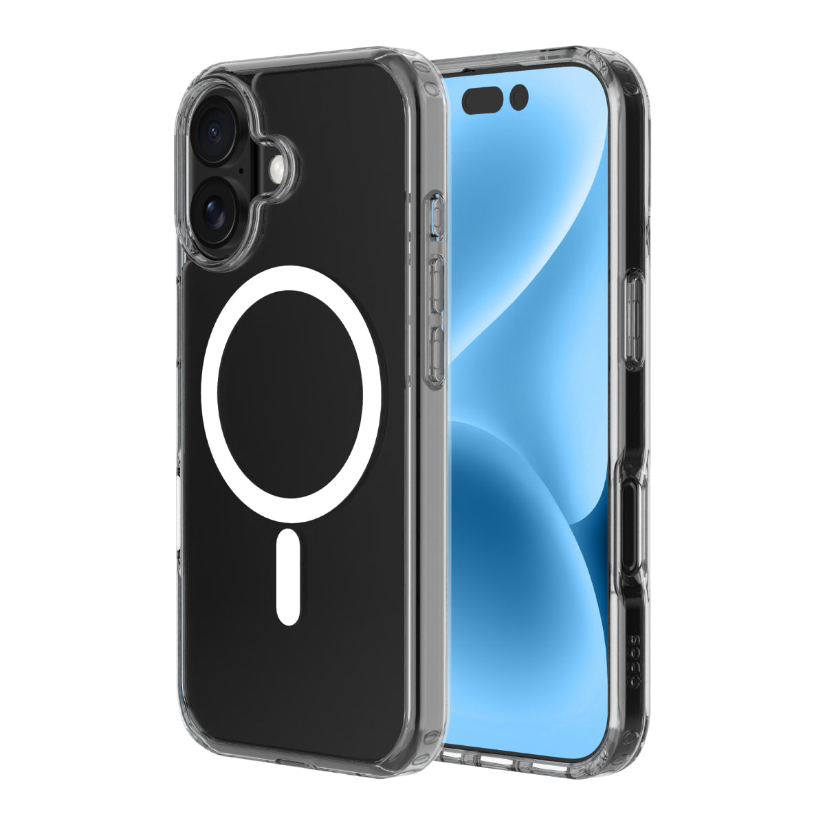 Qdos - Coque Hybrid Snap MagSafe - iPhone 17 - Transparent