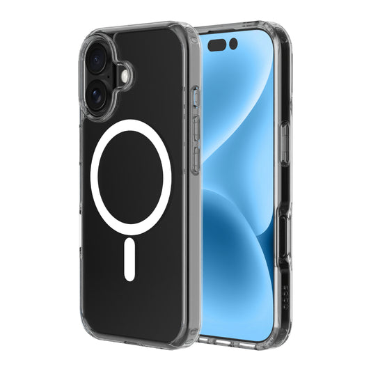 Qdos - Coque Hybrid Snap MagSafe - iPhone 17 - Transparent