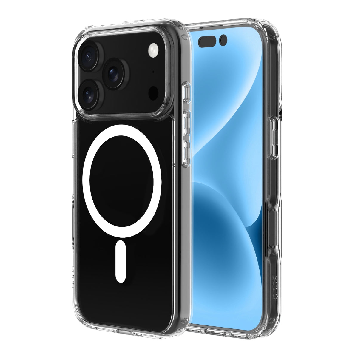 Qdos - Coque Hybrid Snap MagSafe - iPhone 17 Pro - Transparent