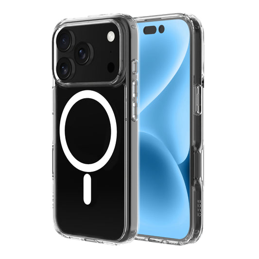 Qdos - Coque Hybrid Snap MagSafe - iPhone 17 Pro - Transparent