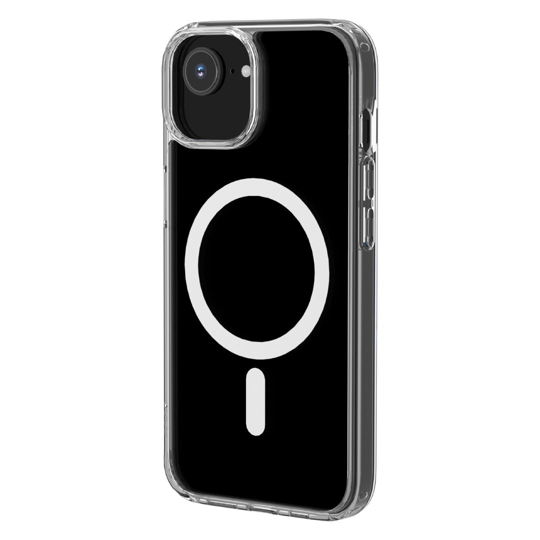 Qdos - Coque Hybrid Snap Magsafe - iPhone 17e/ 16e / 14 / 13 - Transparent