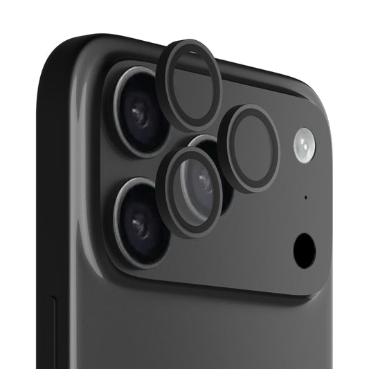 Qdos - Protection d'objectifs OptiRing - iPhone 17 Pro et 17 Pro Max - Noir