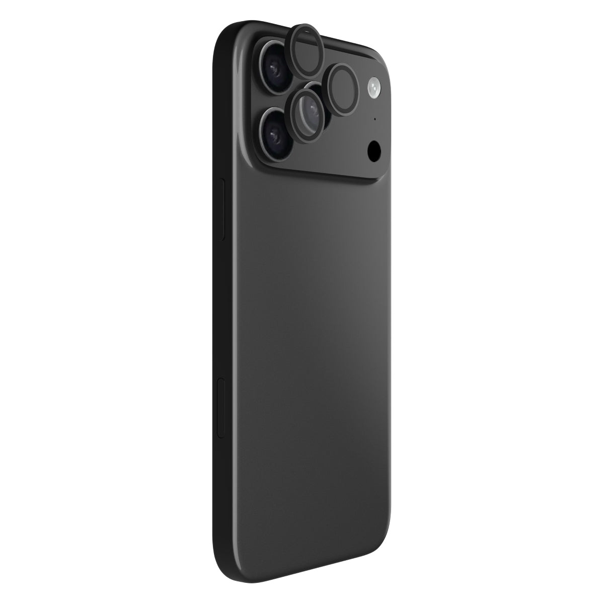 Qdos - Protection d'objectifs OptiRing - iPhone 17 Pro et 17 Pro Max - Noir